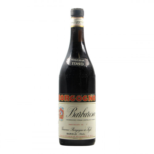 Borgogno Barbaresco Riserva 1989 Grandi Bottiglie
