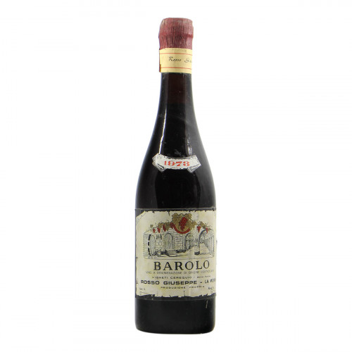 Rosso Giuseppe Barolo 1973 Grandi Bottiglie