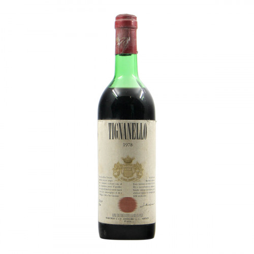 Antinori Tignanello 1978 Low Level Grandi Bottiglie