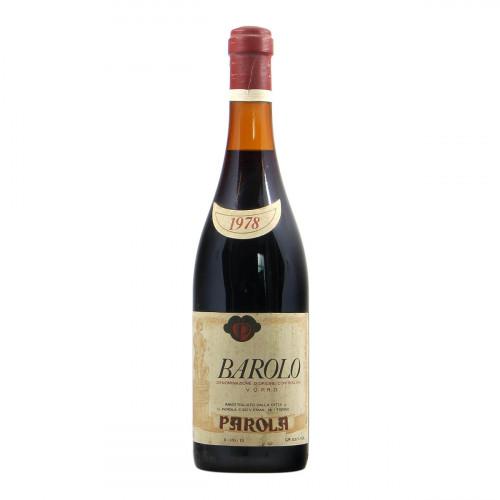 Parola Barolo 1978 Grandi Bottiglie