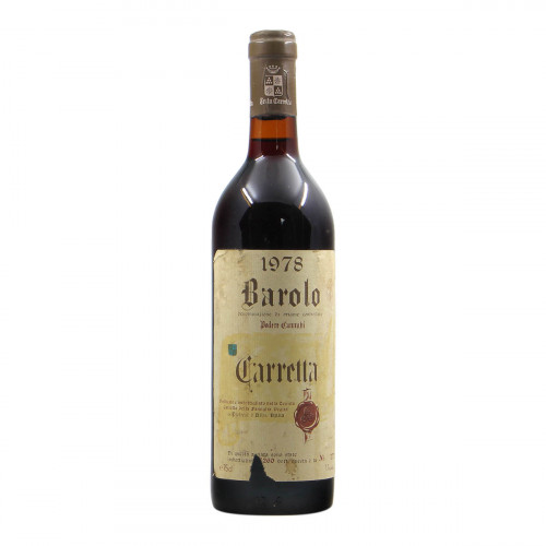 Tenuta Carretta Barolo Cannubi 1978 Grandi Bottiglie