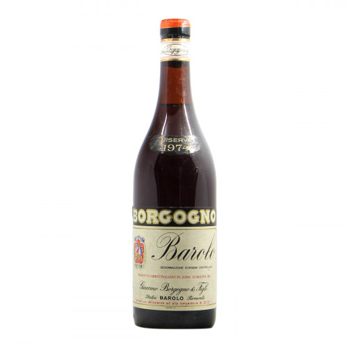 Borgogno Giacomo Barolo Clear Color 1974 Grandi Bottiglie