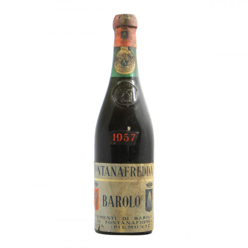 Fonatanafredda Barolo Clear Color 1957 Grandi Bottiglie