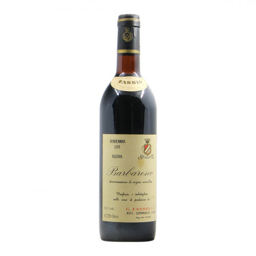 Fassio Barbaresco Riserva 1978