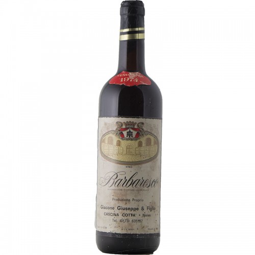 BARBARESCO 1974 GIACONE GIUSEPPE & FIGLIO Grandi Bottiglie