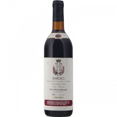 Barolo 1974 OLEARO GIUSEPPE GRANDI BOTTIGLIE