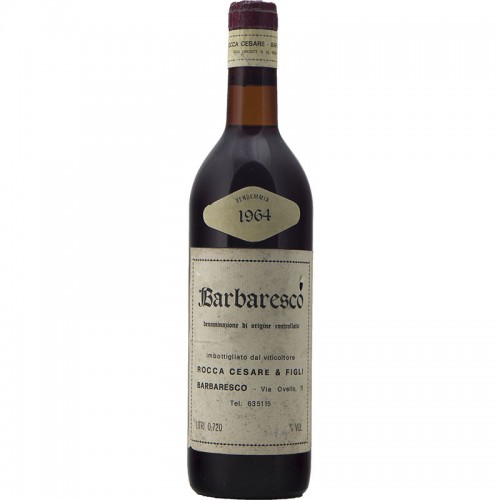 Barbaresco 1964 CESARE ROCCA GRANDI BOTTIGLIE