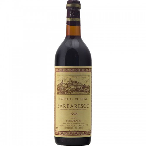 BARBARESCO MESSOIRANO 1976 CASTELLO DI NEIVE Grandi Bottiglie