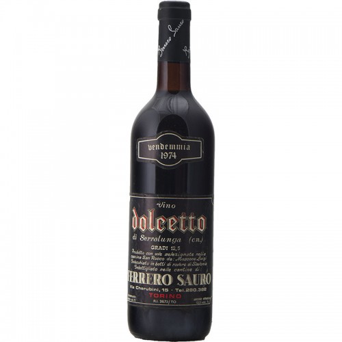 Dolcetto 1974 FERRERO SAURO GRANDI BOTTIGLIE