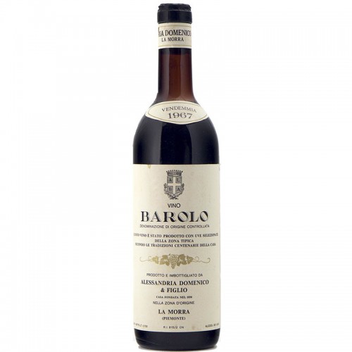 Barolo 1967 ALESSANDRIA DOMENICO GRANDI BOTTIGLIE