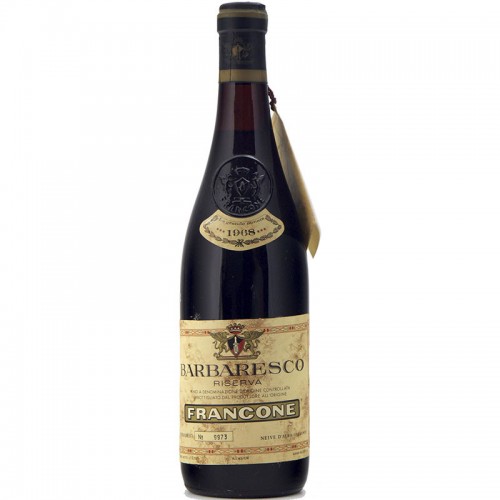 BARBARESCO RISERVA 1968 FRANCONE Grandi Bottiglie