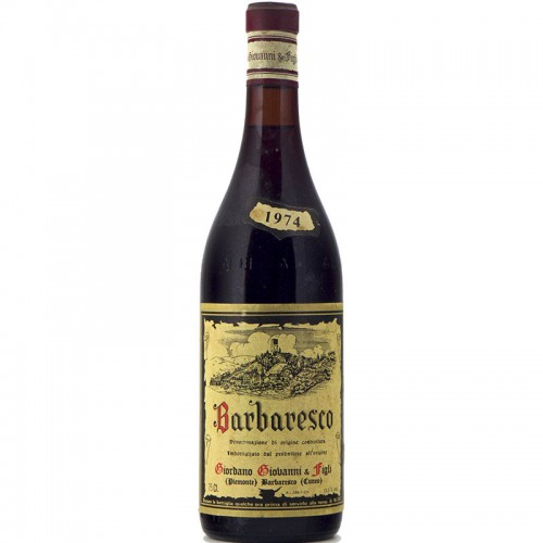 Barbaresco 1974 GIORDANO GIOVANNI GRANDI BOTTIGLIE