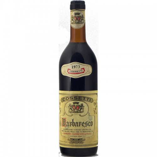 Barbaresco 1973 COSSETTI GRANDI BOTTIGLIE