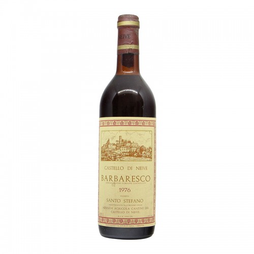 BARBARESCO SANTO STEFANO 1976 CASTELLO DI NEIVE Grandi Bottiglie