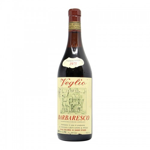 Barbaresco 1975 VEGLIO GIOVANNI GRANDI BOTTIGLIE