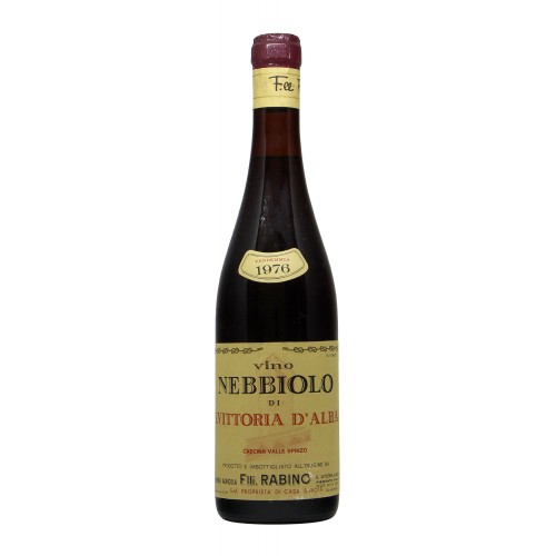 Nebbiolo Di S.Vittoria 1976 FRATELLI RABINO GRANDI BOTTIGLIE