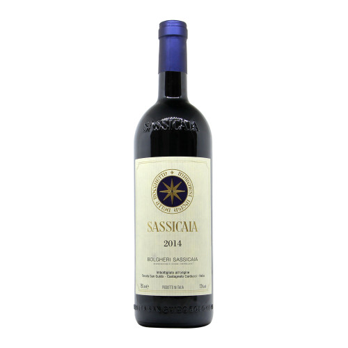 SASSICAIA ETICHETTA MACCHIATA 2014