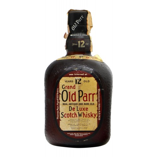 OLD PARR SCOTCH WHISKY DE LUXE 12YO 75CL NV OLD PARR Grandi Bottiglie