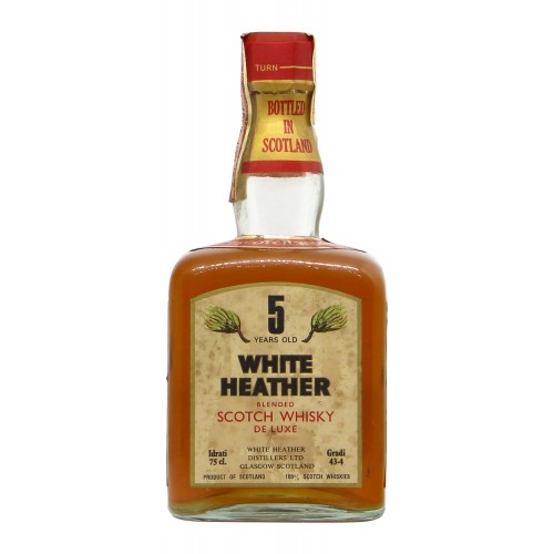 WHITE HEATHER 5 YEARS OLD BLENDED SCOTCH WHISKY 75CL NV WHITE HEATHER Grandi Bottiglie