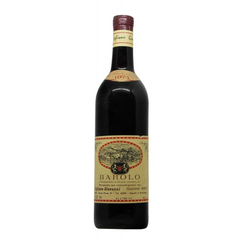 Barolo 1974 VIGLIONE GIOVANNI GRANDI BOTTIGLIE