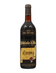 NEBBIOLO D'ALBA BRIC PARADISO 1974 TENUTA CARRETTA Grandi Bottiglie