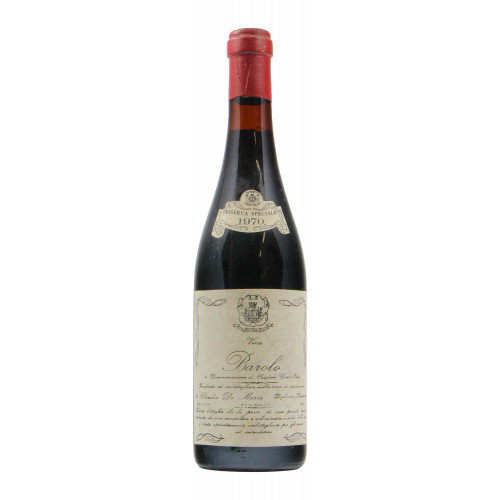 Barolo Riserva Speciale 1970 DE MARIA