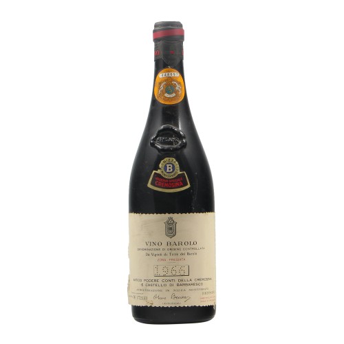 BAROLO RISERVA SPECIALE CREMOSINA 1966 BERSANO Grandi Bottiglie