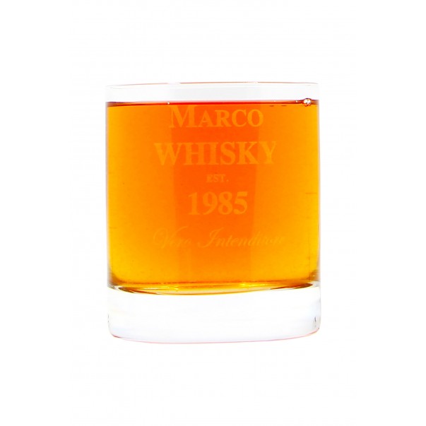 Personalised Whisky Tumbler Glass XL |oohwine.com