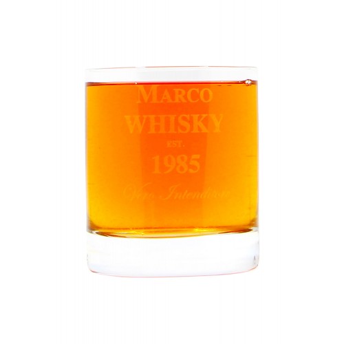 Personalised Whisky Tumbler Glass XL |oohwine.com