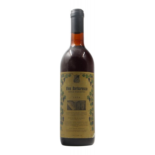 BARBARESCO BRICH FASCETTO 1974 GABRI Grandi Bottiglie