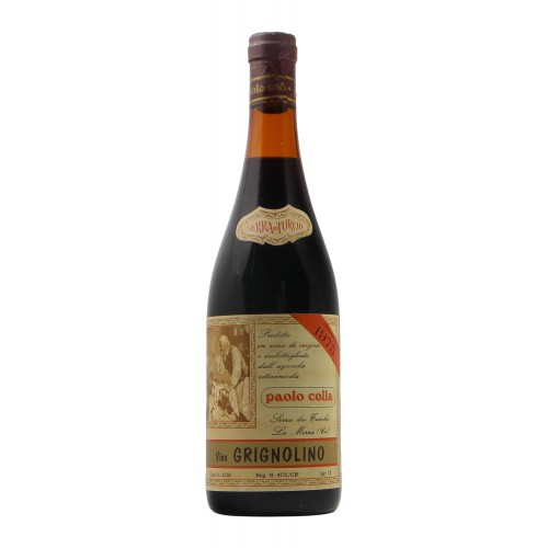 BAROLO SERRA DEI TURCHI 1975 PAOLO COLLA GRANDI BOTTIGLIE