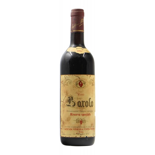 BAROLO RISERVA SPECIALE 1967 COPPA PIETRO Grandi Bottiglie