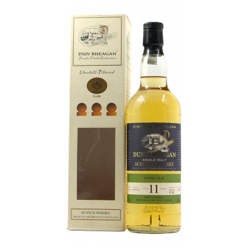 SINGLE MALT DUN BHEAGAN SCOTCH WHISKY 11 YO NV CAOL ILA Grandi Bottiglie