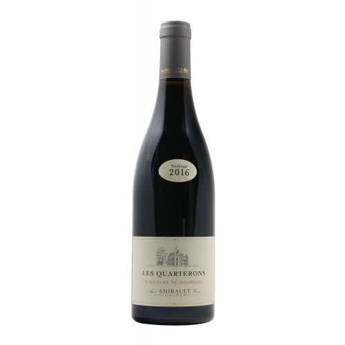 vino naturakle LES QUARTERONS ST NICOLAS DE BOURGUEIL ROUGE (2016)