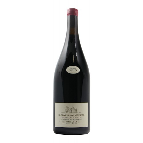 LES QUARTERONS ST NICOLAS DE BOURGUEIL VIEILLES VIGNES ROUGE MAGNUM 2015 AMIRAULT VIGNERONS LES